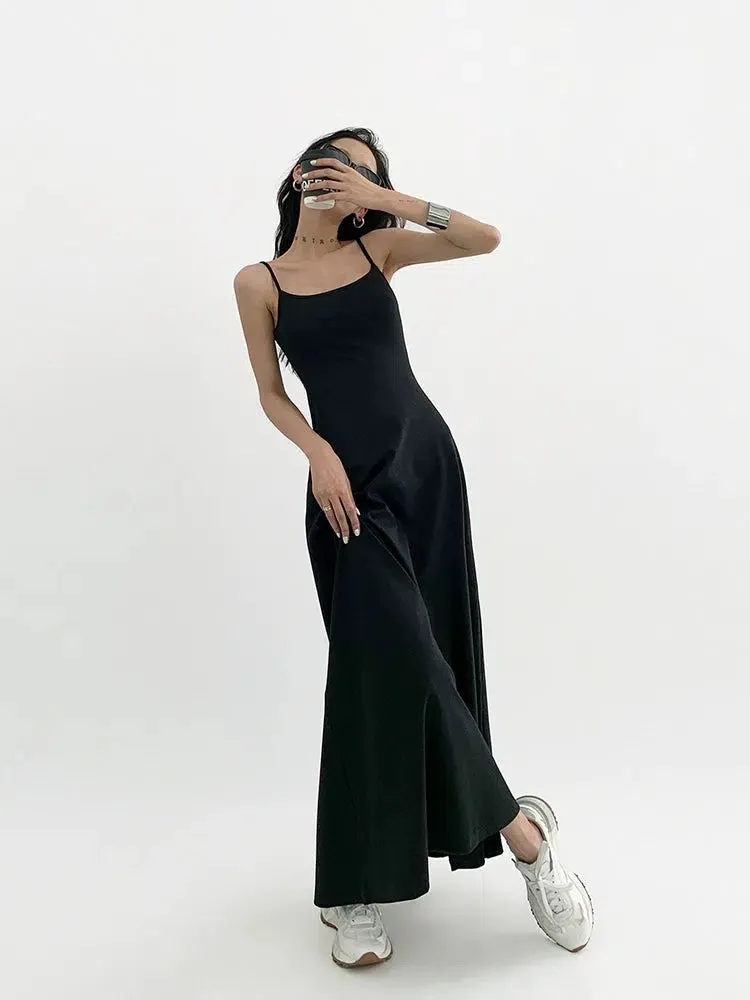 Spaghetti Straps Flowy Maxi Sundress