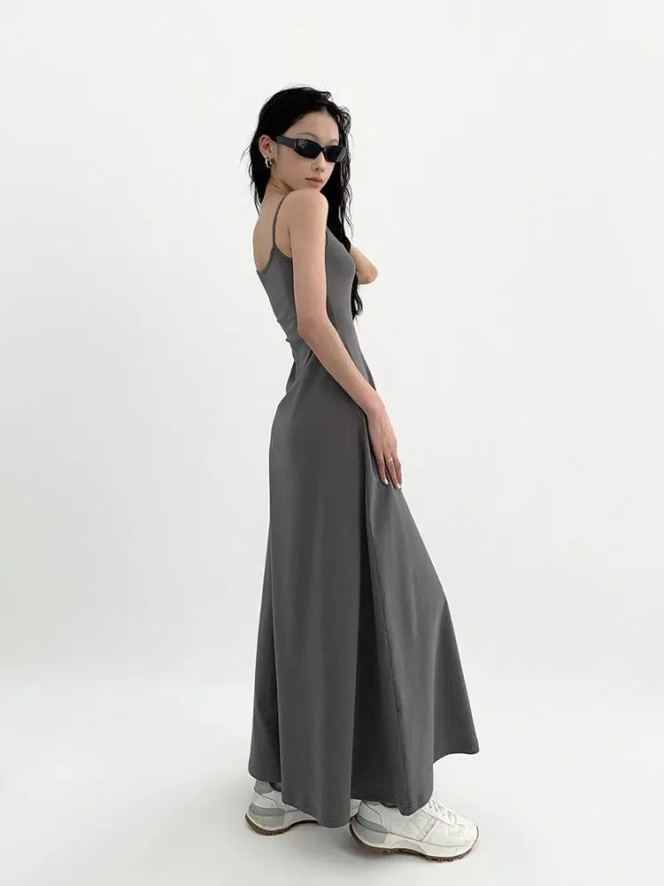 Spaghetti Straps Flowy Maxi Sundress