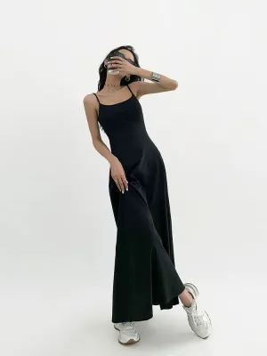 Spaghetti Straps Flowy Maxi Sundress