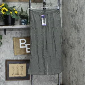 Splendid Women's Linen Blend Cropped Wide Leg Drawstring Pant 1767950