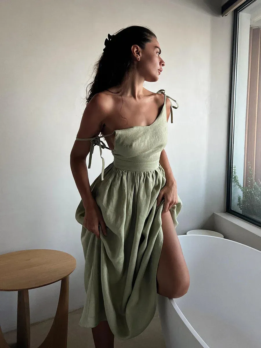 Spring Beach Style Loose Sexy Hot Girl Dress