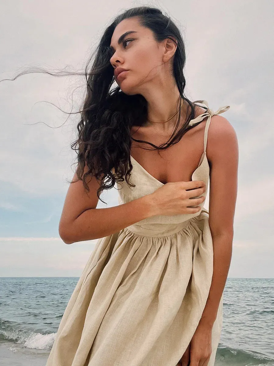 Spring Beach Style Loose Sexy Hot Girl Dress