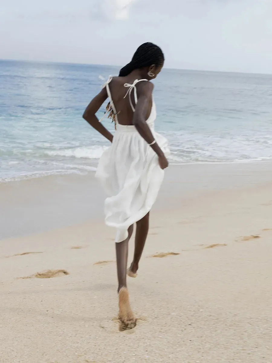Spring Beach Style Loose Sexy Hot Girl Dress