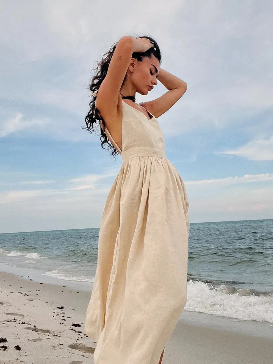 Spring Beach Style Loose Sexy Hot Girl Dress