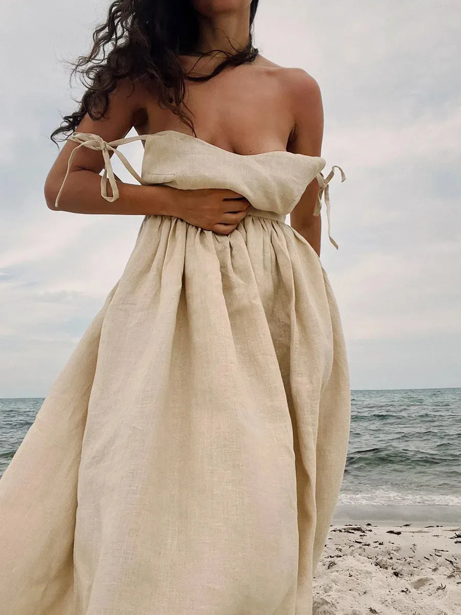 Spring Beach Style Loose Sexy Hot Girl Dress
