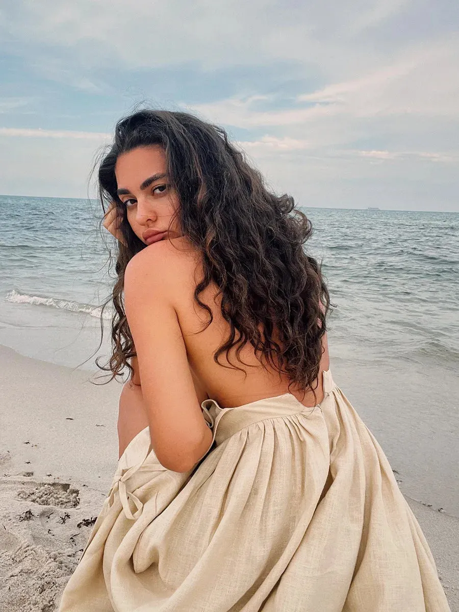 Spring Beach Style Loose Sexy Hot Girl Dress