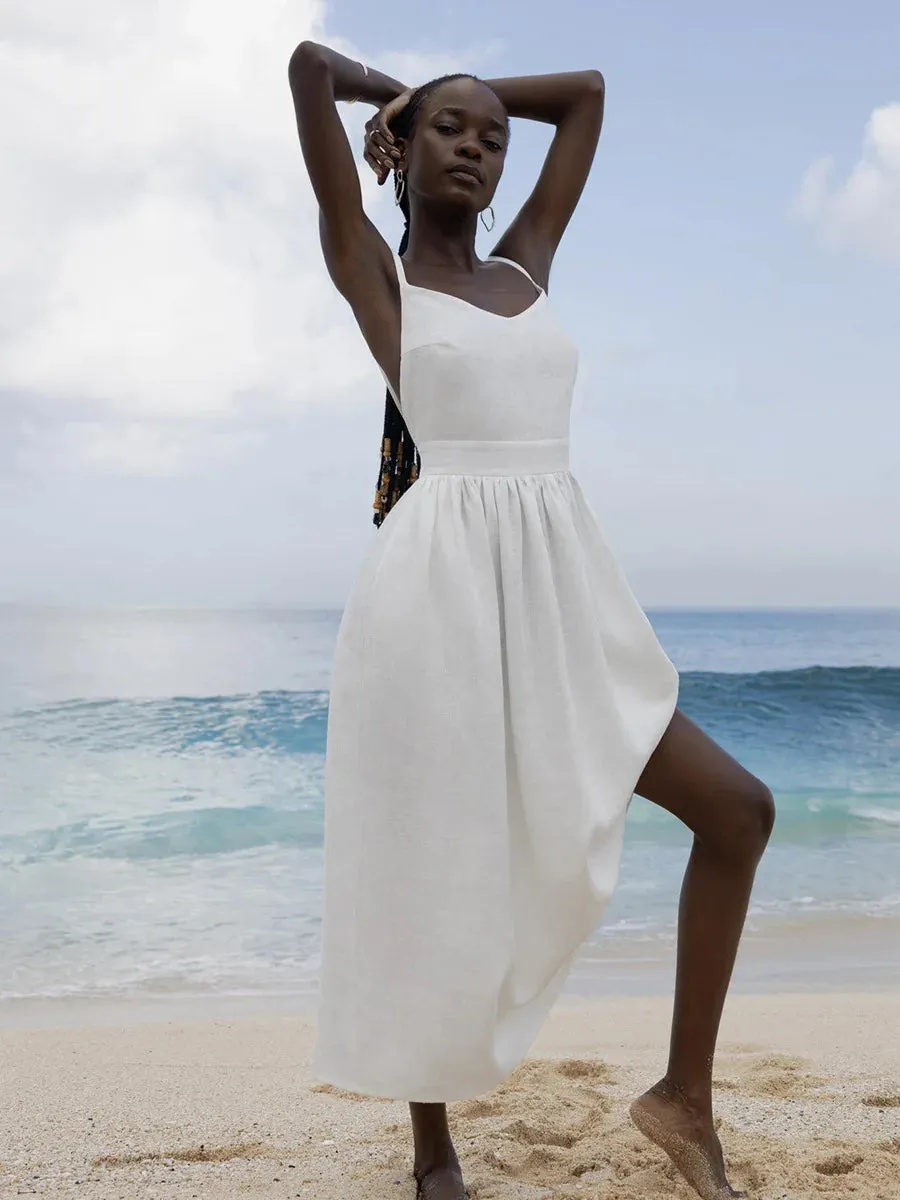 Spring Beach Style Loose Sexy Hot Girl Dress