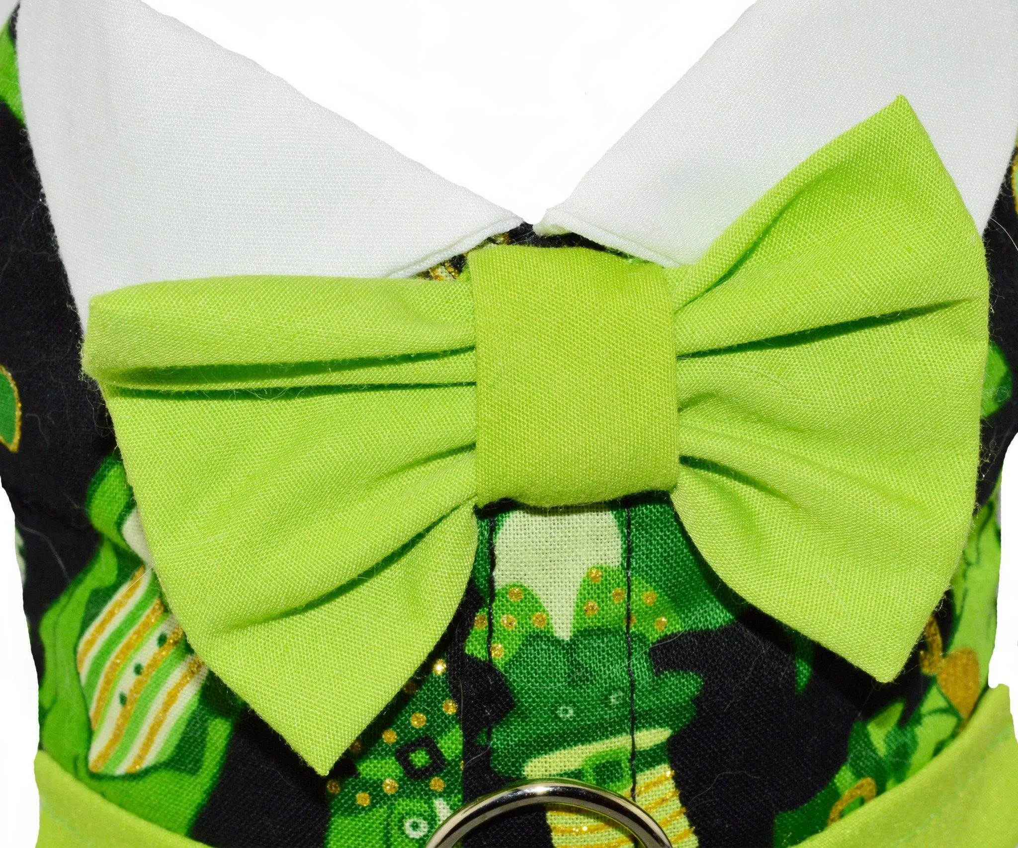 St. Patrick's Day Dog Vest With Built In Harness - 1 Small Left