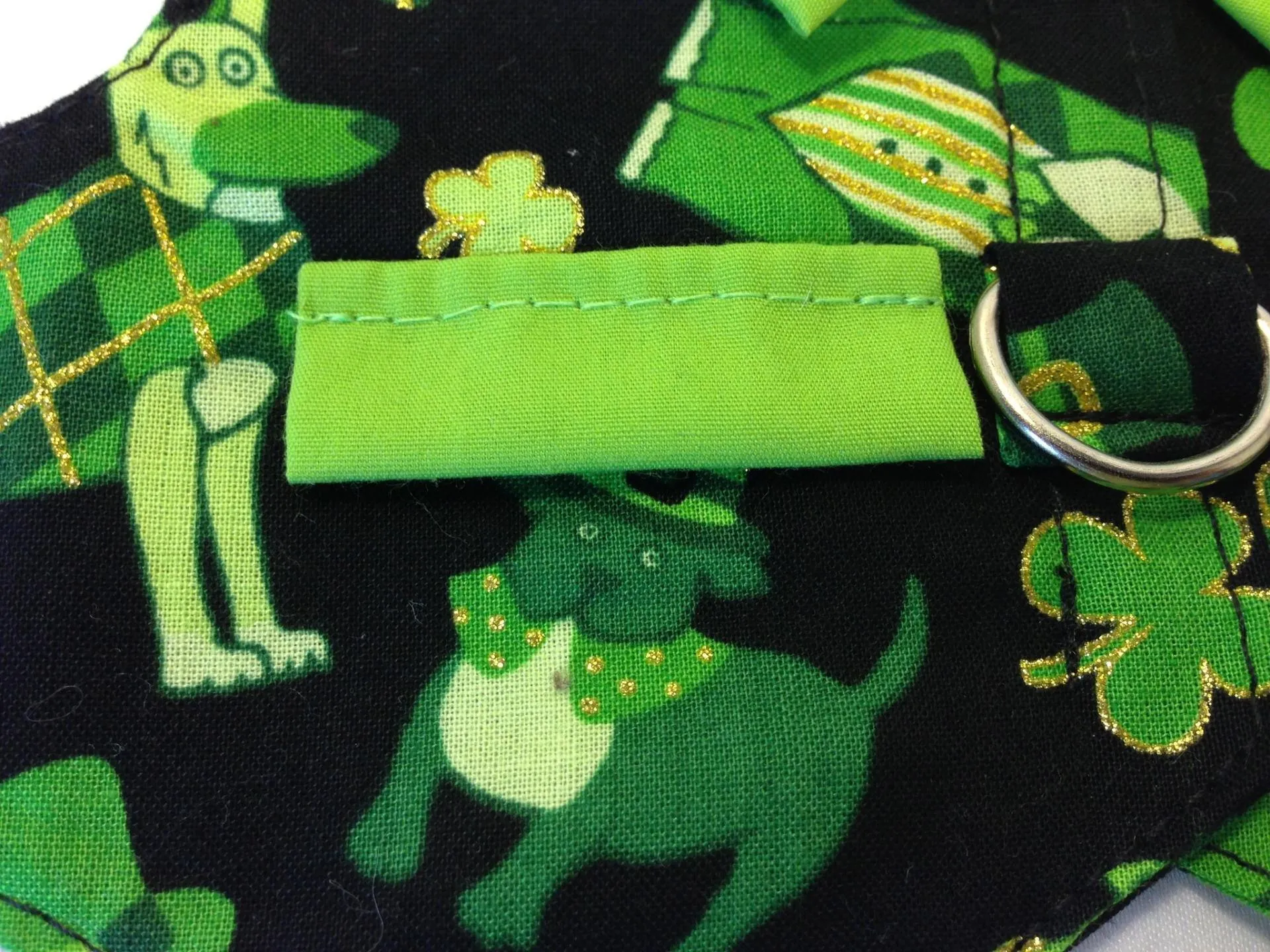 St. Patrick's Day Dog Vest With Built In Harness - 1 Small Left