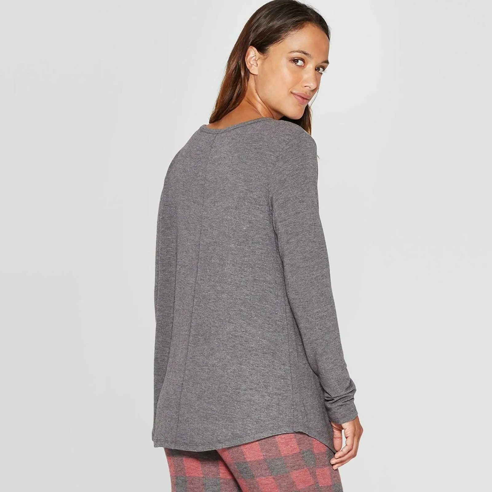 Stars Above Women's Long Sleeve Cozy Pajama Shirt Top