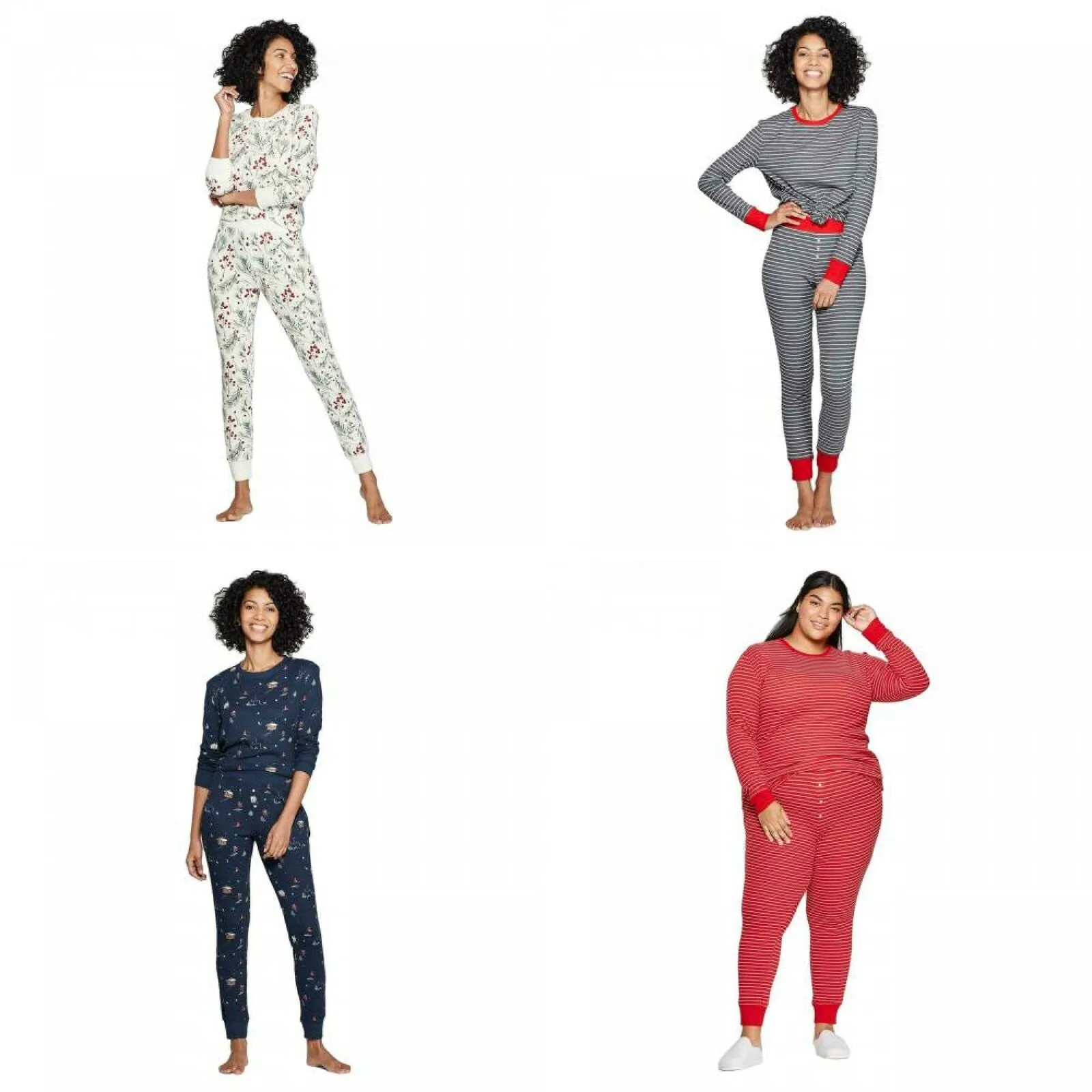 Stars Above Women's Thermal Sleep Pajama Set