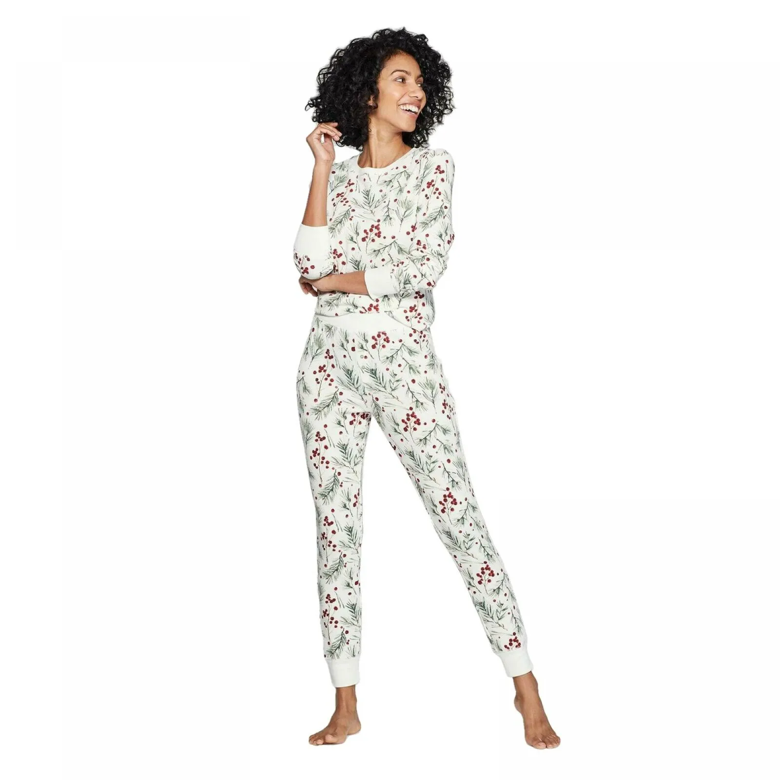 Stars Above Women's Thermal Sleep Pajama Set
