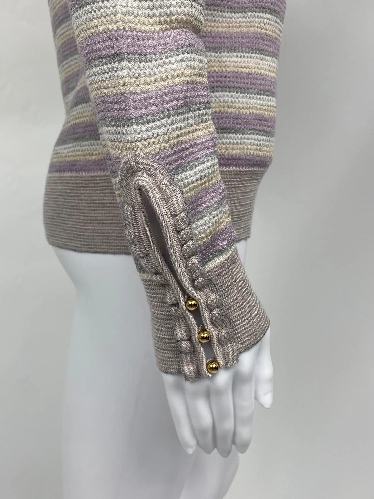 Striped Knit Sweater