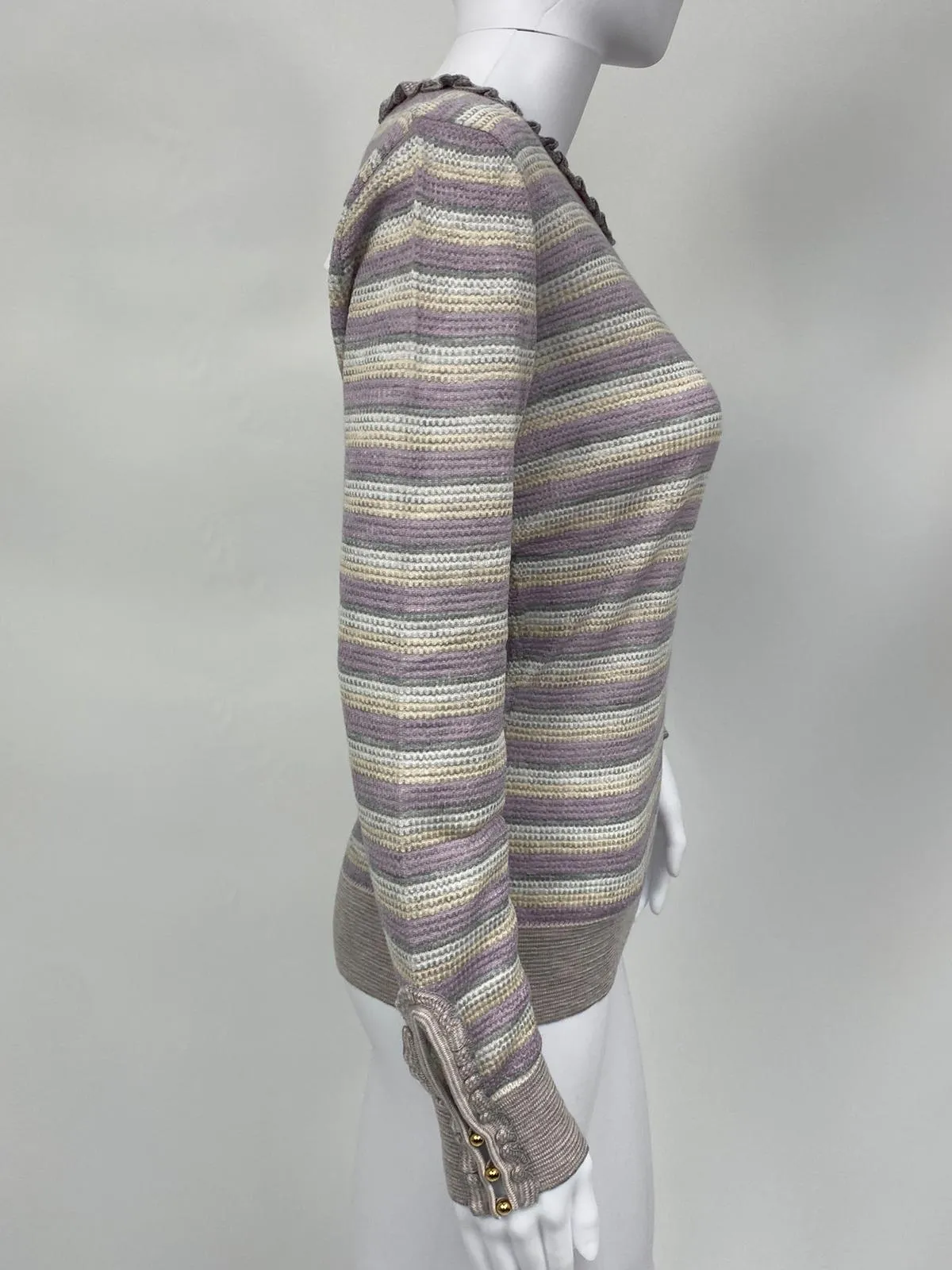 Striped Knit Sweater