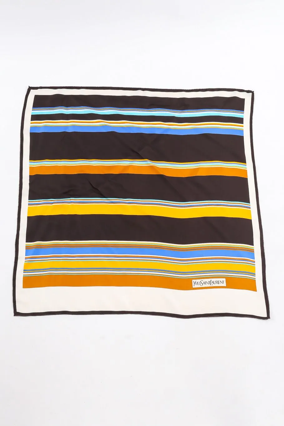 Striped Silk Scarf
