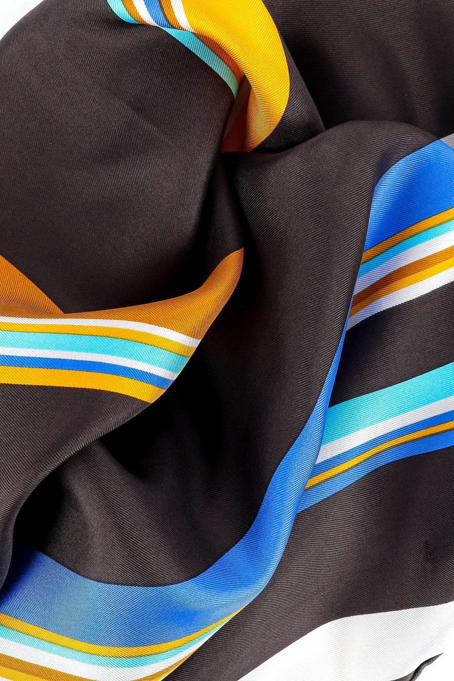 Striped Silk Scarf