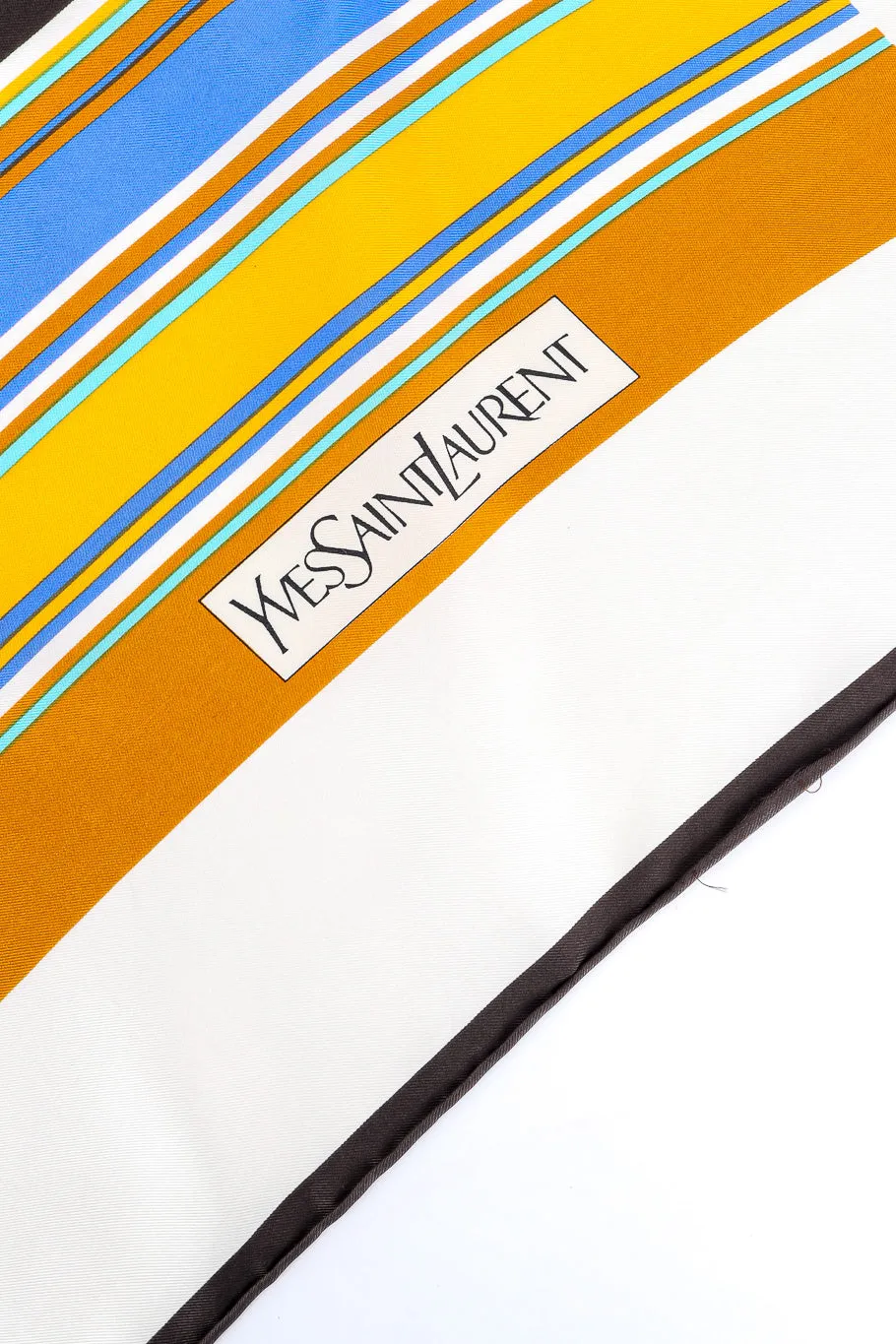 Striped Silk Scarf