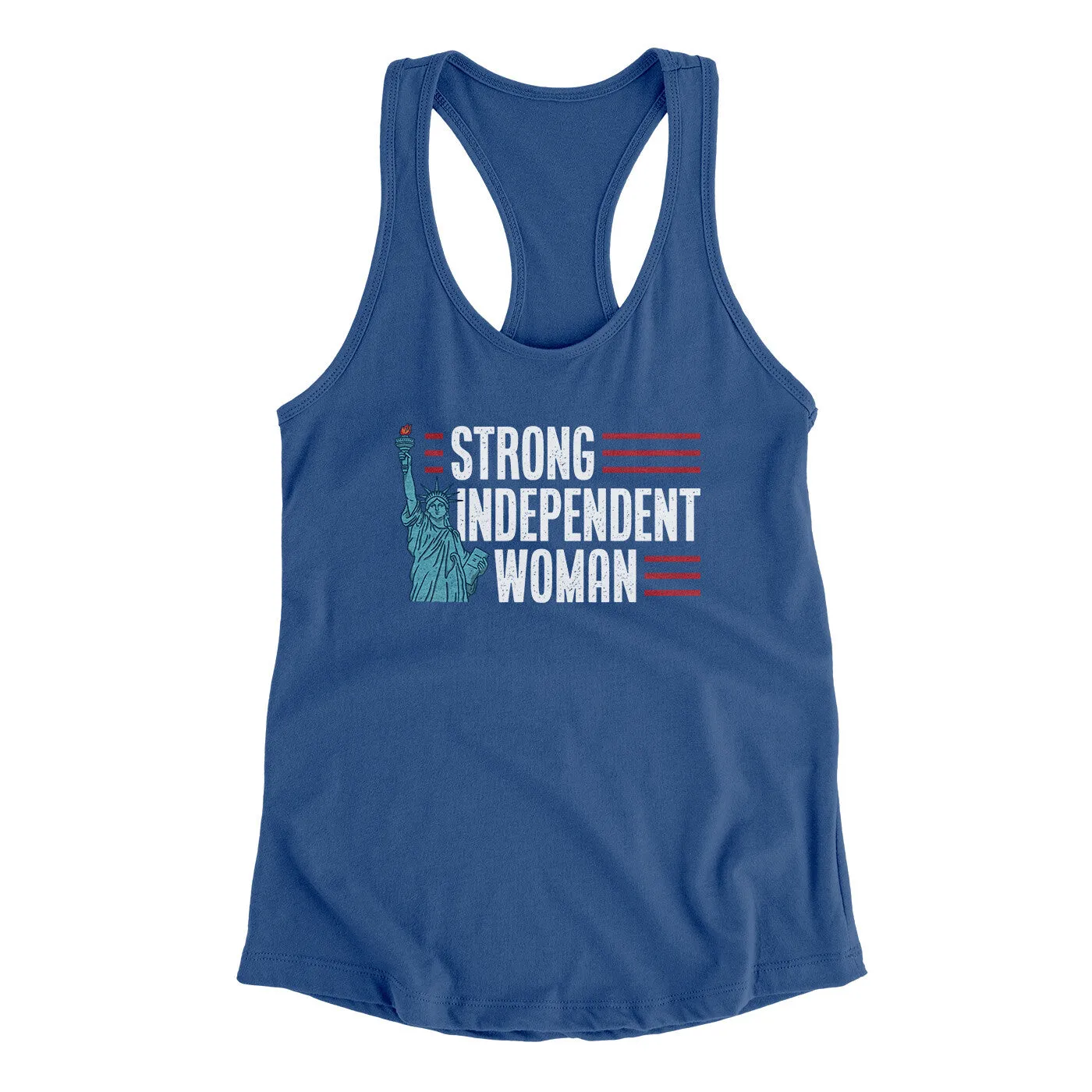 Strong Independent Woman Women's Racerback Tank