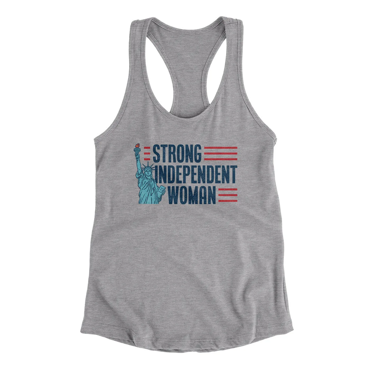 Strong Independent Woman Women's Racerback Tank