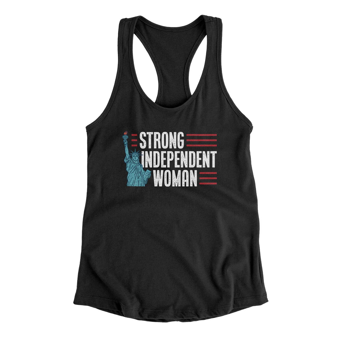 Strong Independent Woman Women's Racerback Tank