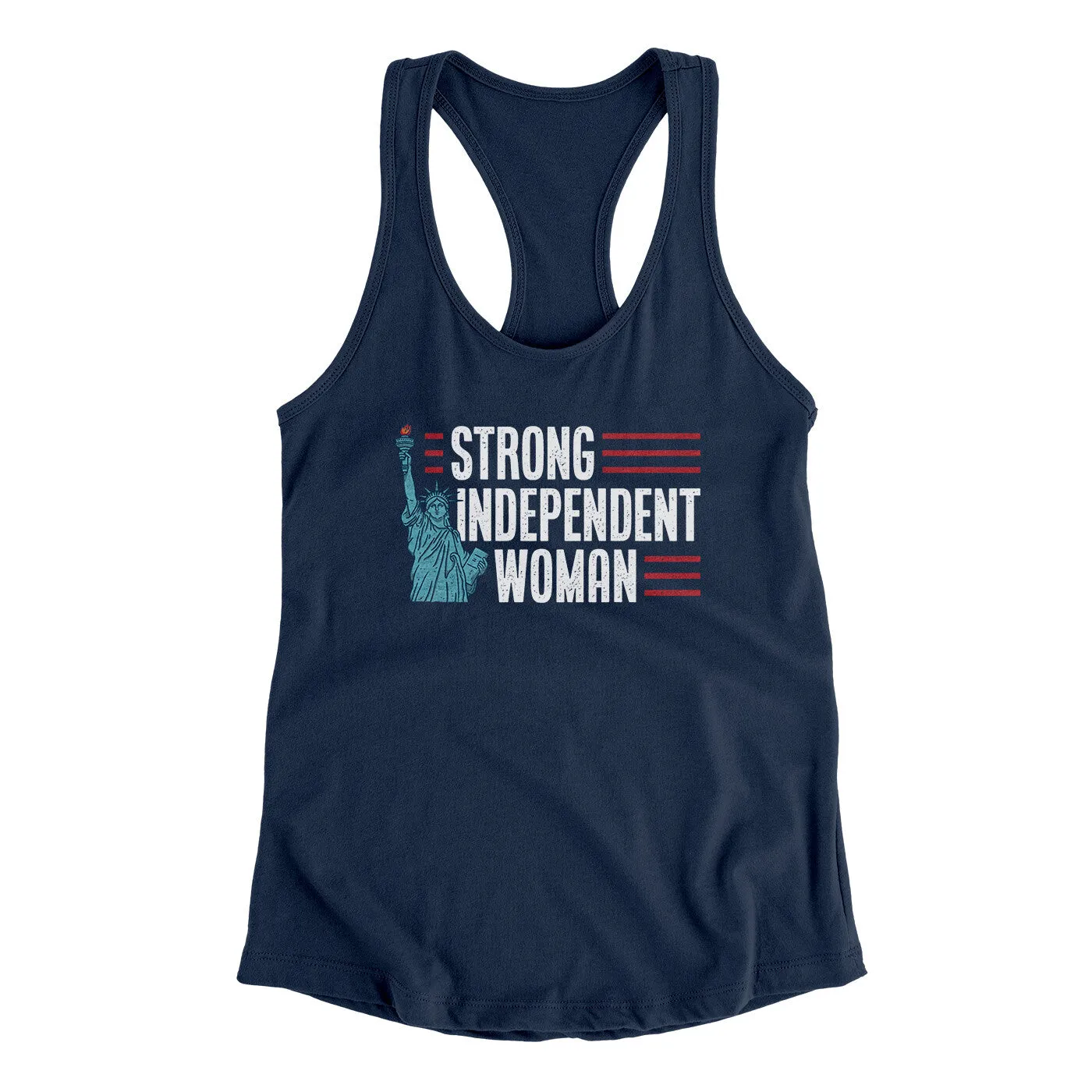 Strong Independent Woman Women's Racerback Tank