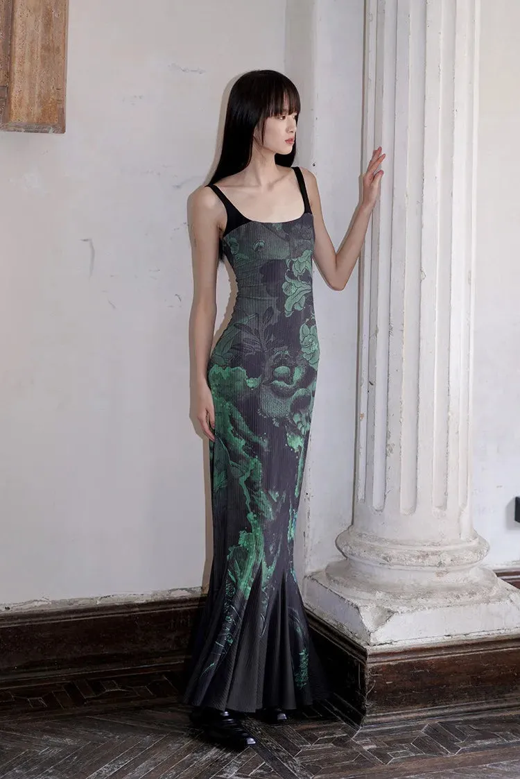 Summer Women Fashion Dresses Sexy Backless Sling Maxi A-LINE Dress Casual Slim Sleeveless Streetwear