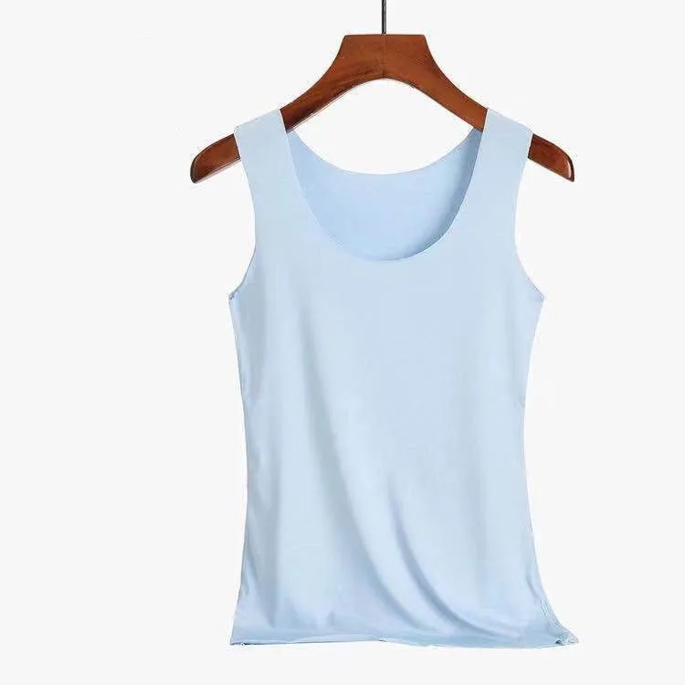 Tank Top Seamless Solid Colors
