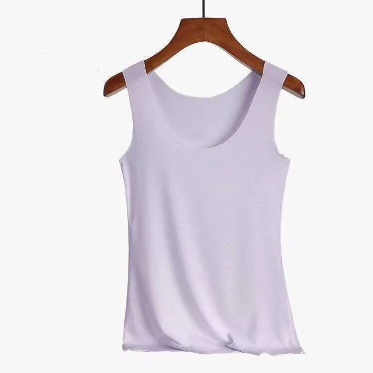 Tank Top Seamless Solid Colors
