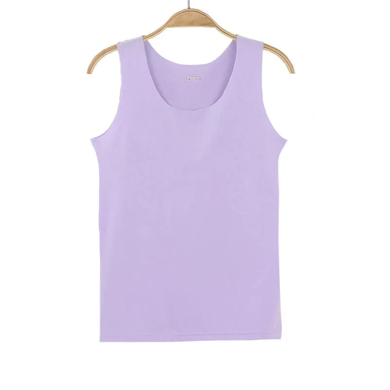 Tank Top Seamless Solid Colors