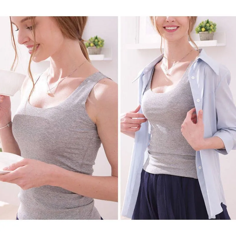 Tank Top Seamless Solid Colors
