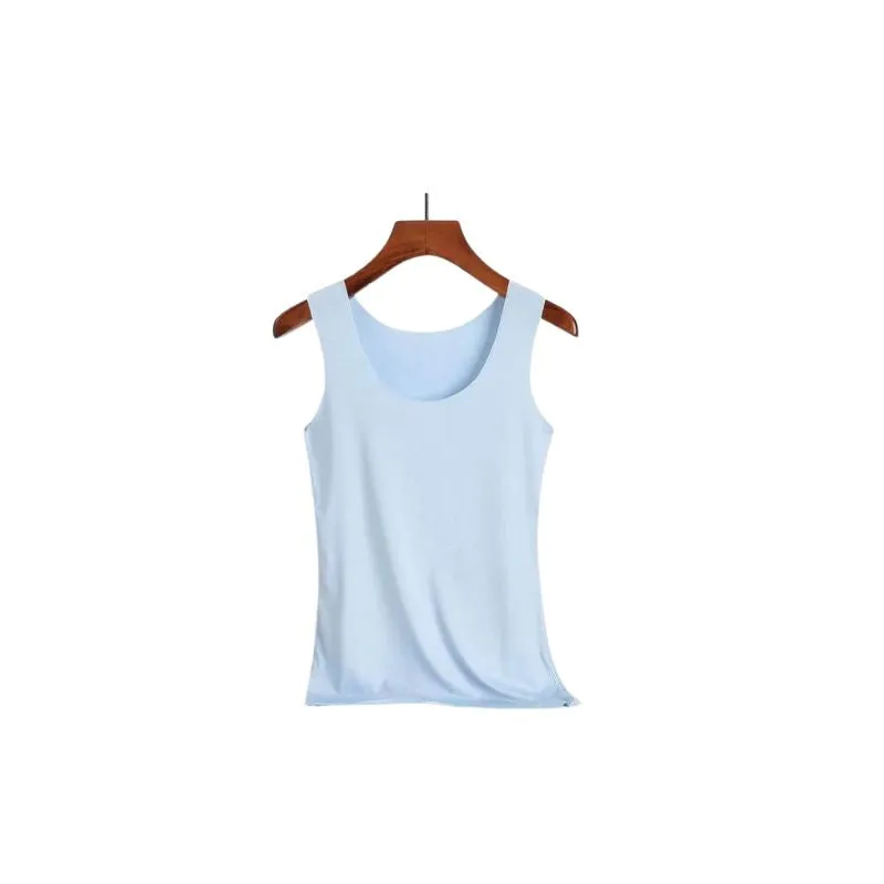 Tank Top Seamless Solid Colors