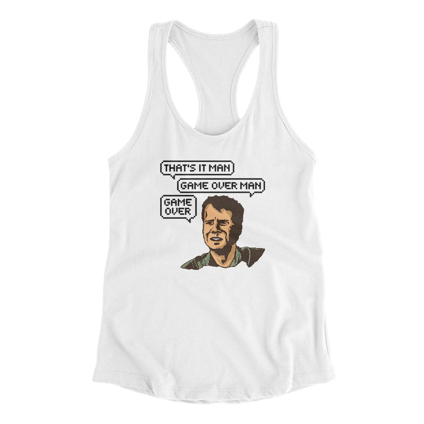 Thats It Man Game Over Man Women's Racerback Tank