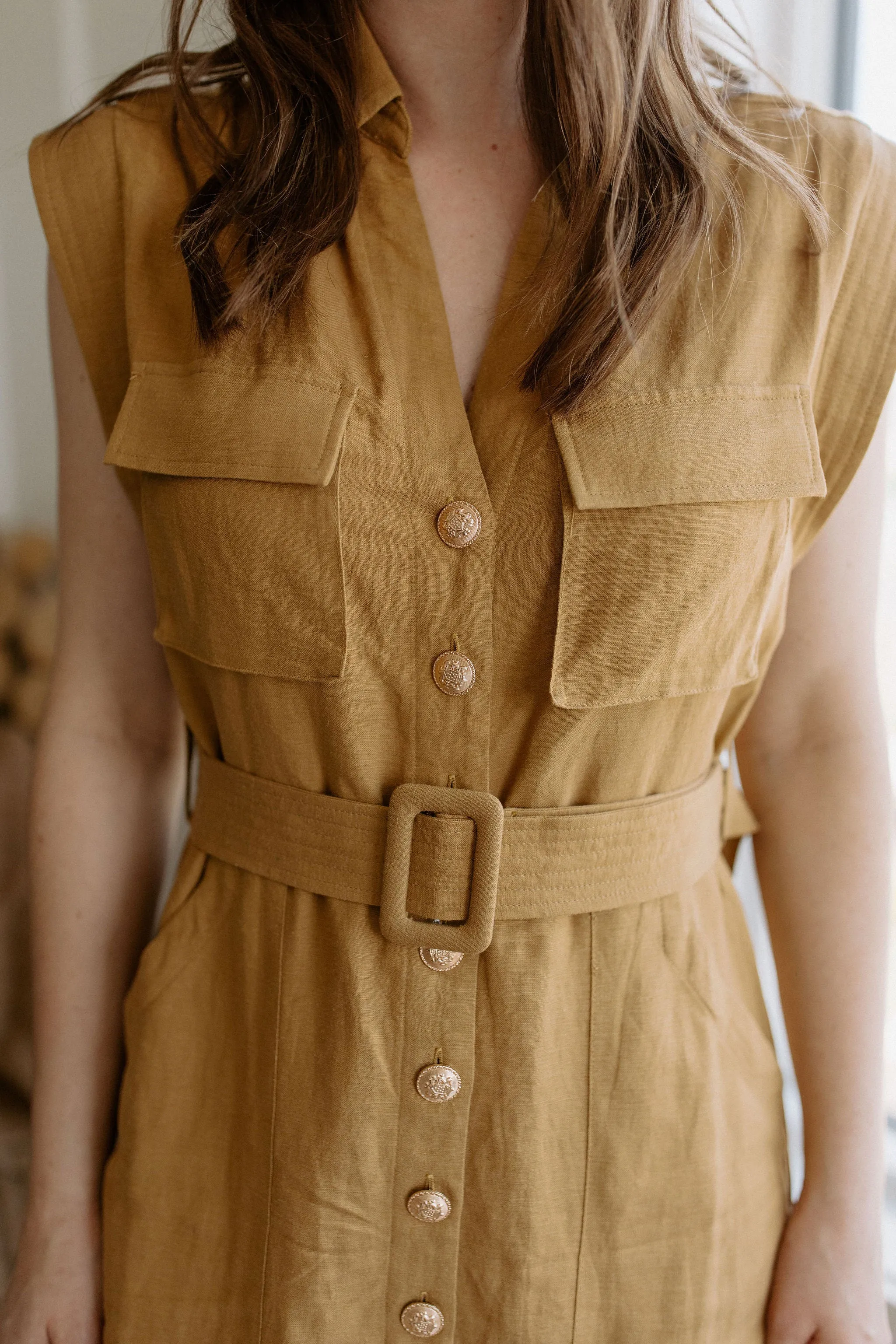 The Capri Dress by Heartloom - Cigar