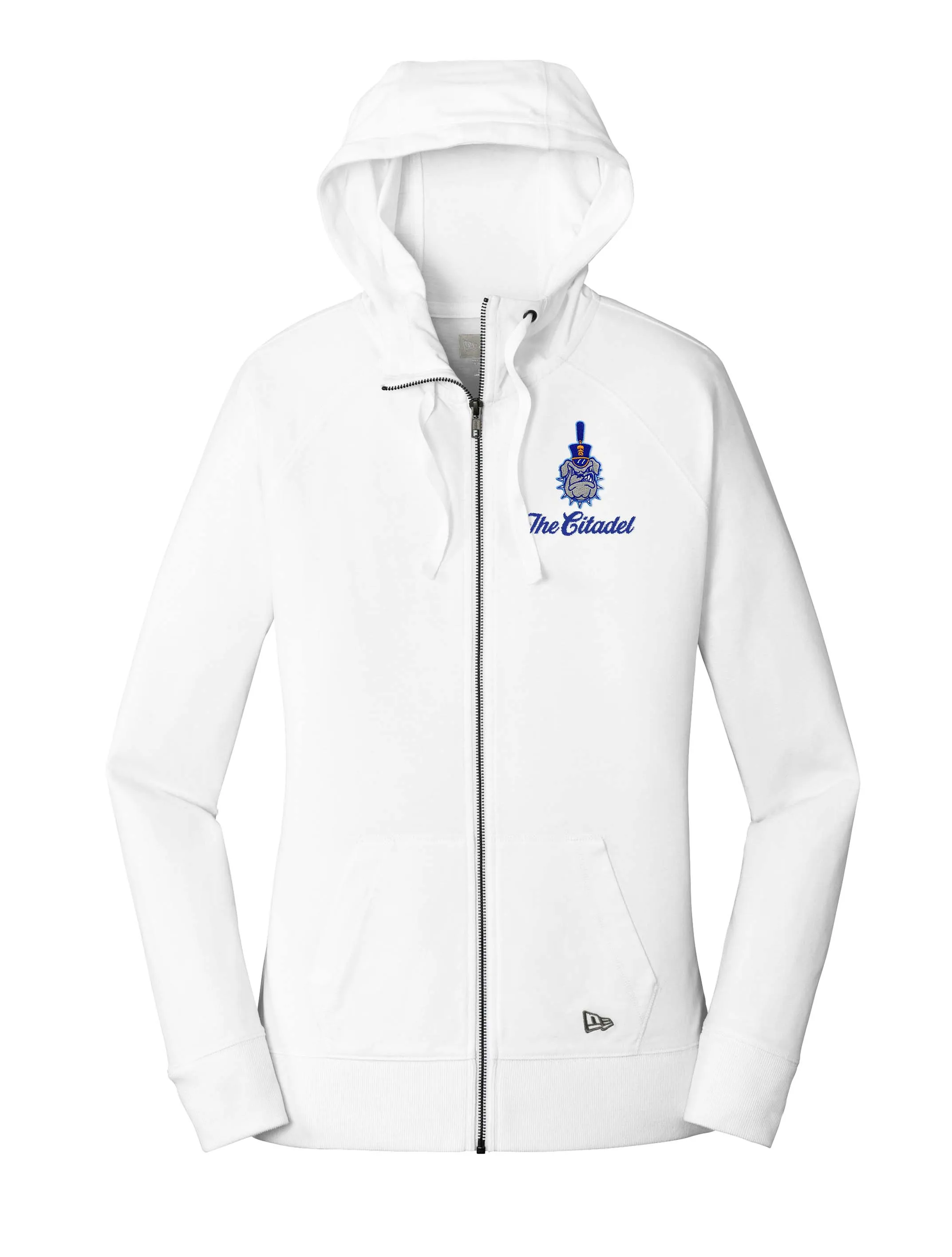 The Citadel Spike Ladies Sueded Cotton Blend Full-Zip Hoodie
