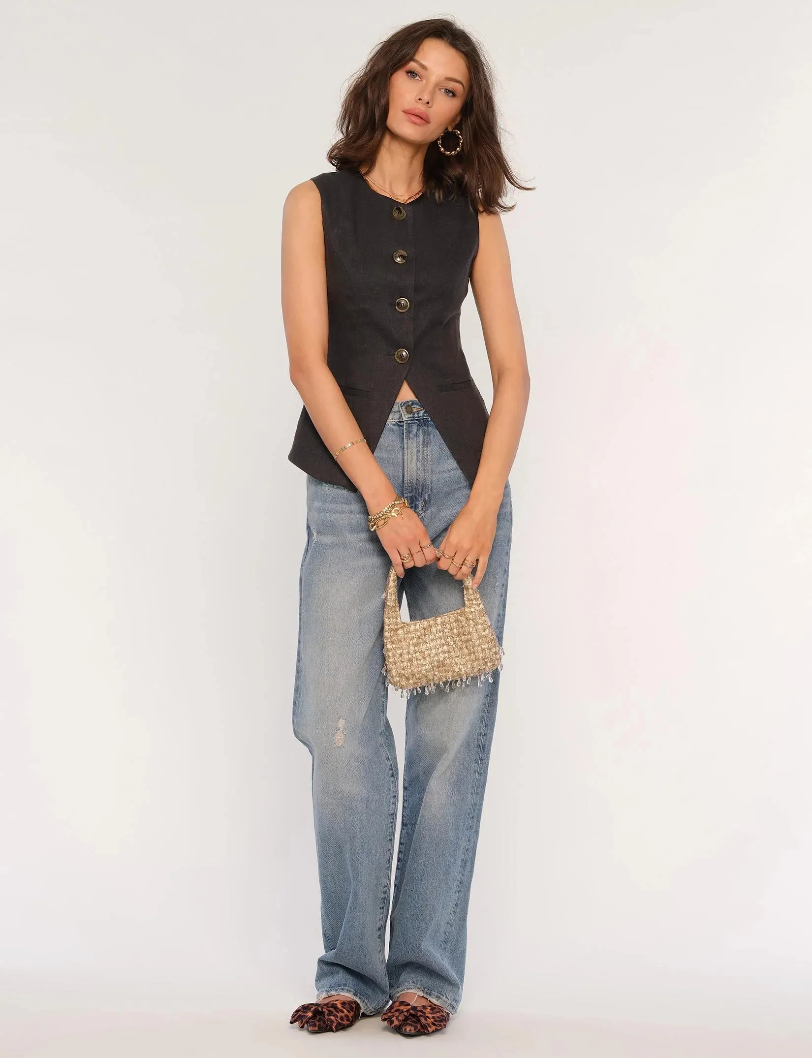 The Emerson Vest by Heartloom - Black