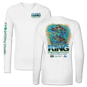 The KING - Spring 2022 - Ladies Long Sleeve Performance Shirt - White