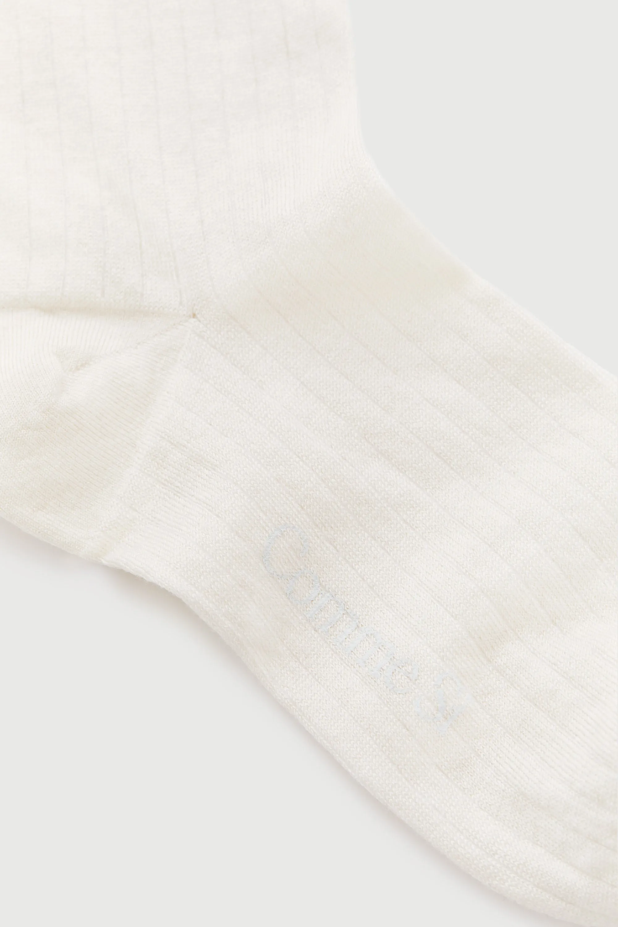 The Silk Ribbed Sock