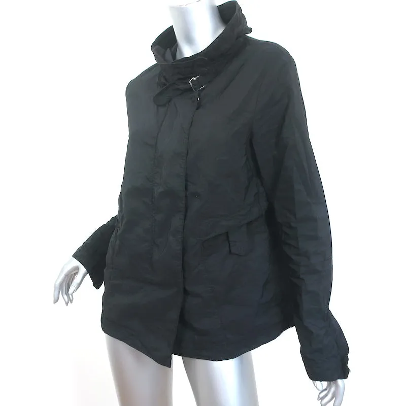 Transit Par-Such Lightweight Jacket Black Cotton-Blend Size 4