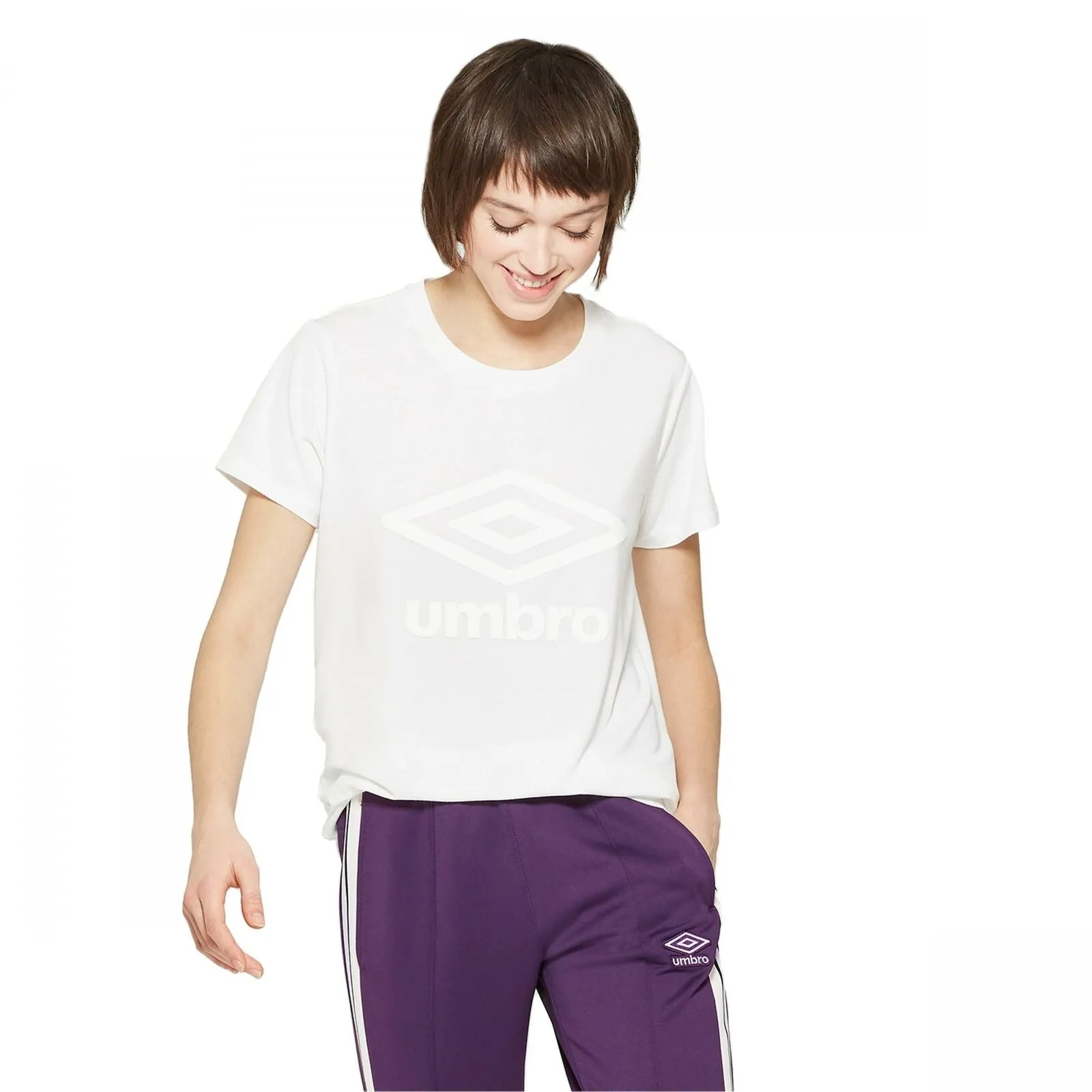 Umbro Womens Short Sleeve High Low Graphic T-Shirt
