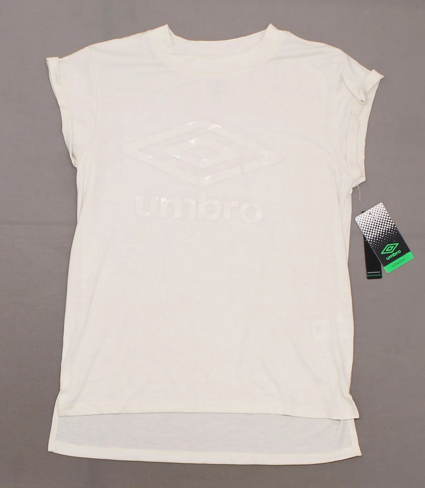 Umbro Womens Short Sleeve High Low Graphic T-Shirt