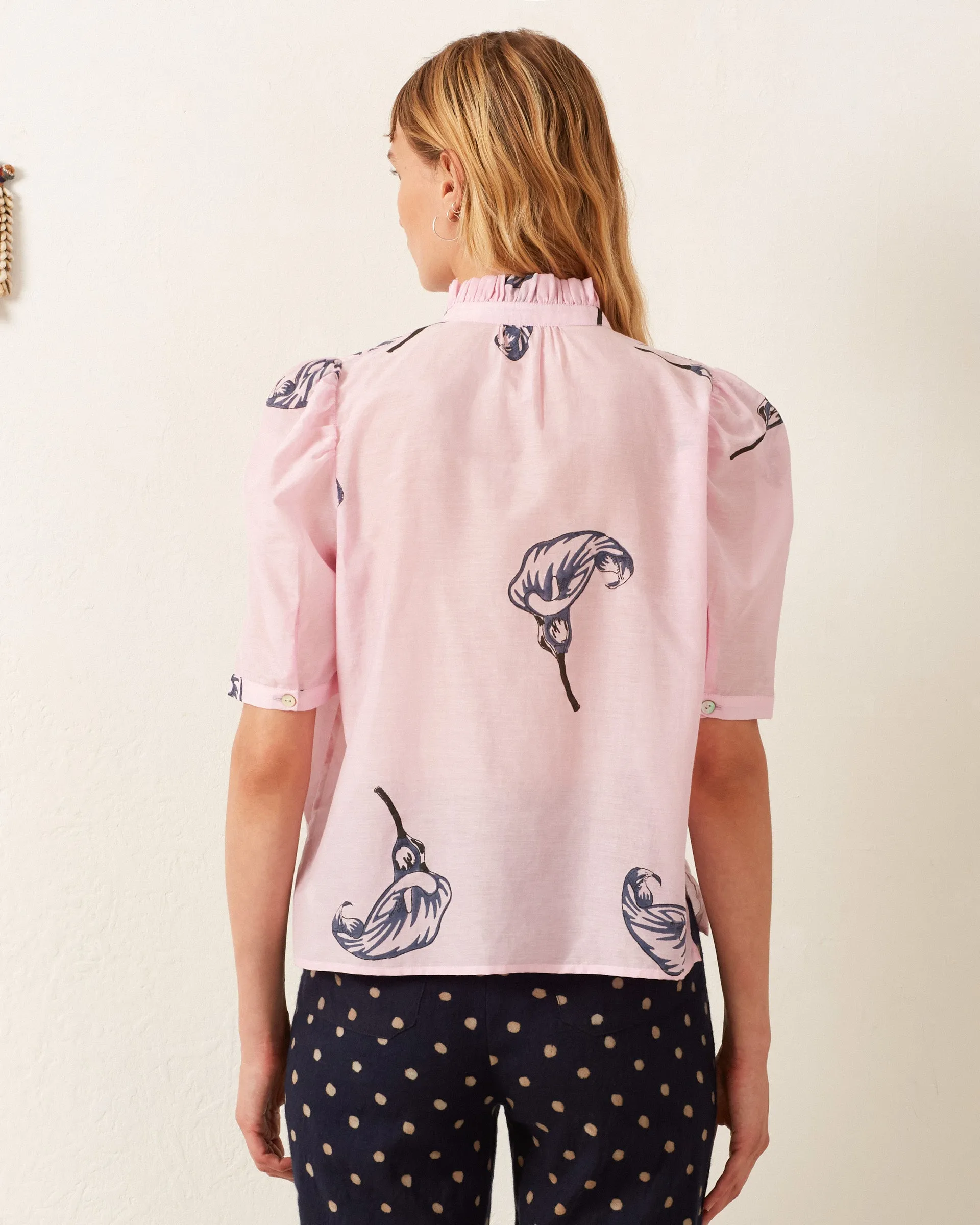 Winn Pink Calla Lily Shirt
