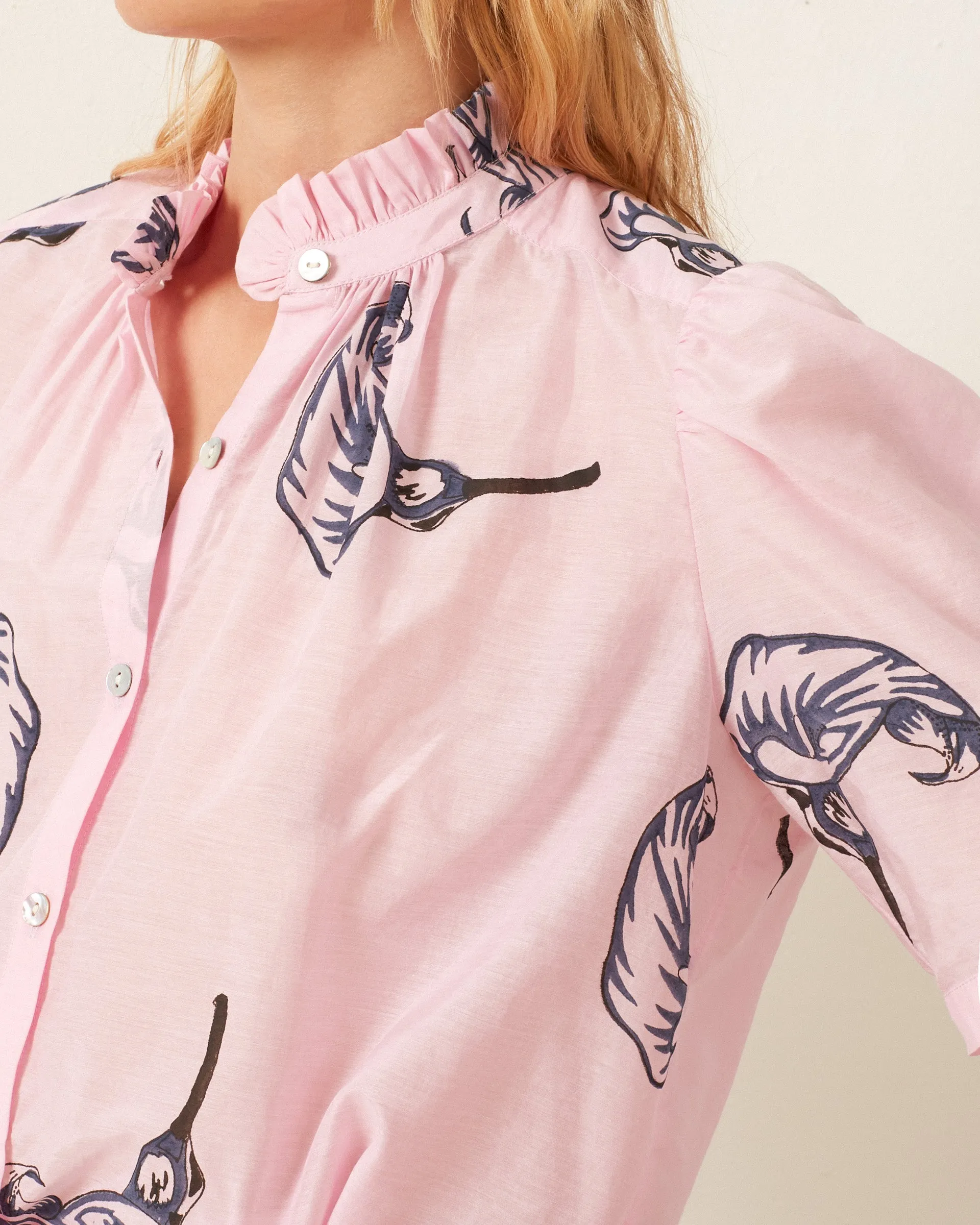 Winn Pink Calla Lily Shirt