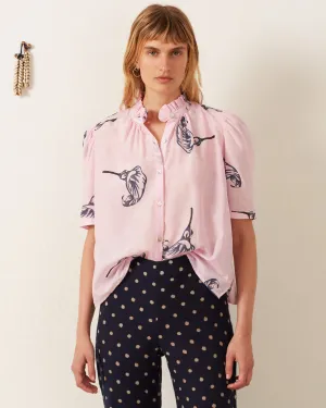Winn Pink Calla Lily Shirt