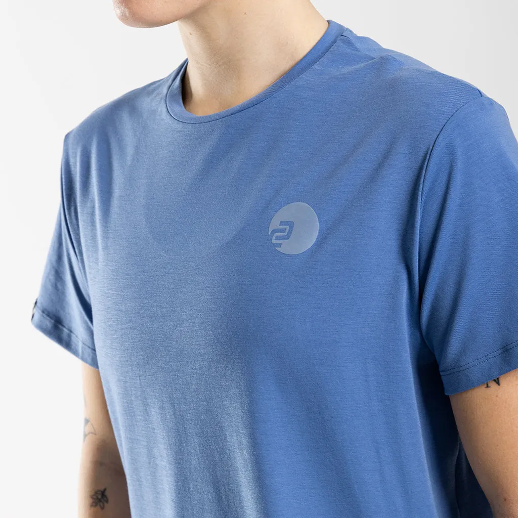 Women's Boxy Casual T Shirt (Elemental Blue)