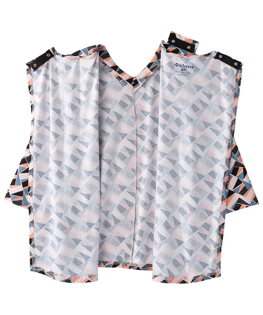 Women's Open Back Faux Button Top - Clearance