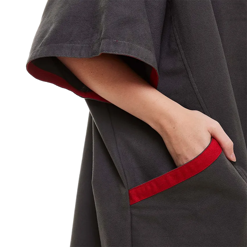 Women's Quick Dry Microfibre Changing Robe - Grey