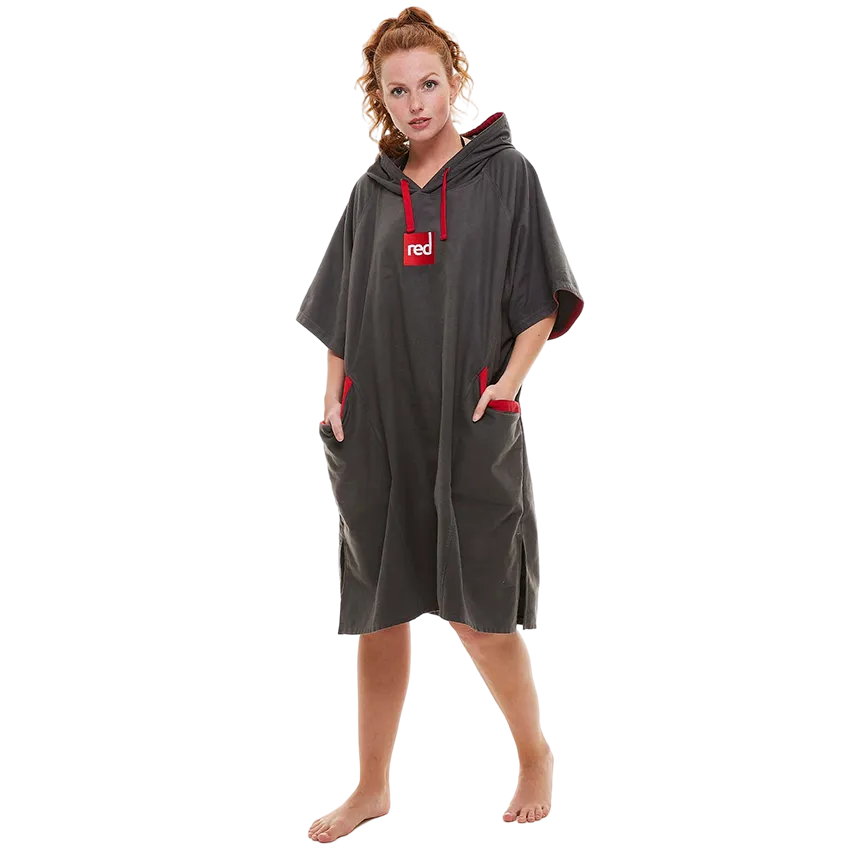 Women's Quick Dry Microfibre Changing Robe - Grey