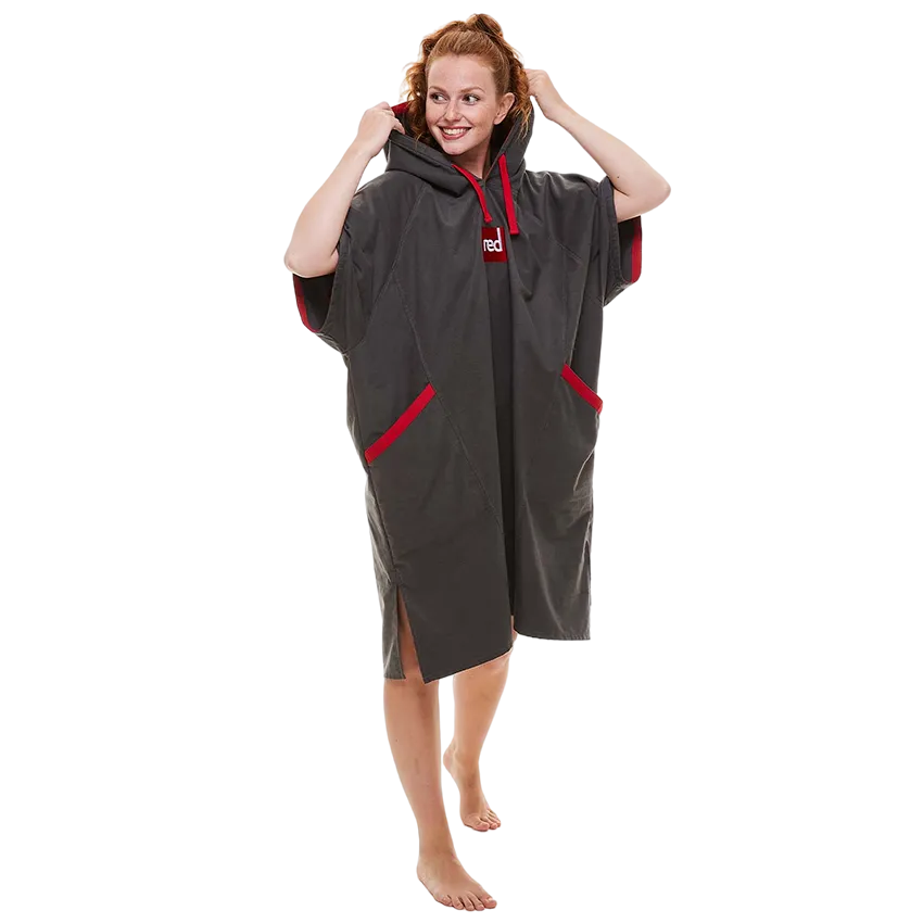 Women's Quick Dry Microfibre Changing Robe - Grey
