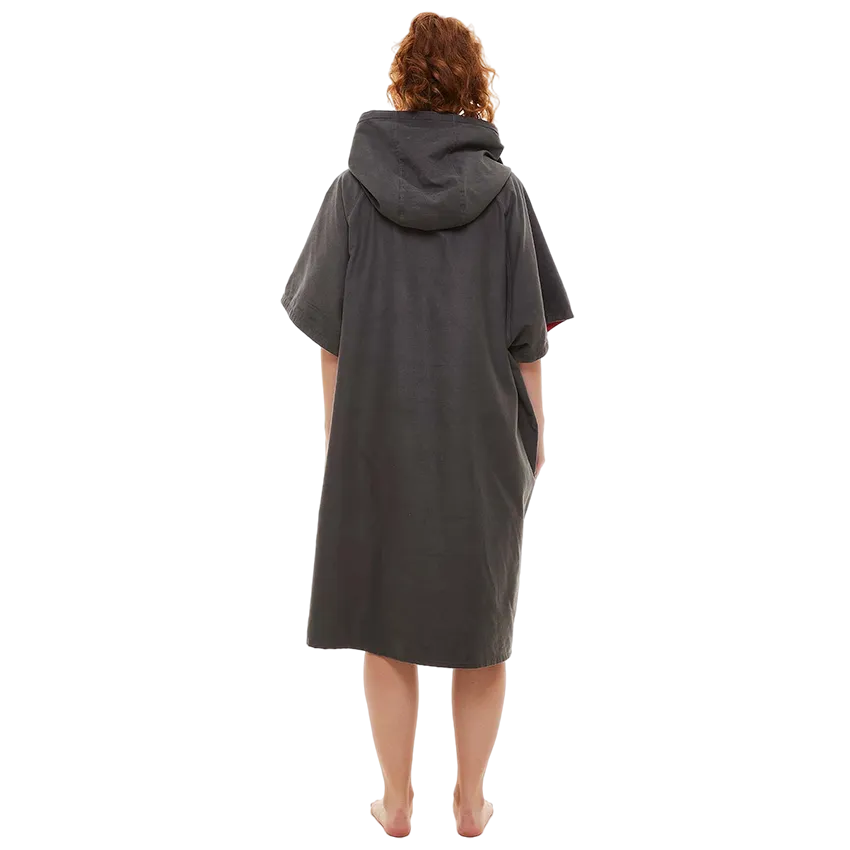 Women's Quick Dry Microfibre Changing Robe - Grey
