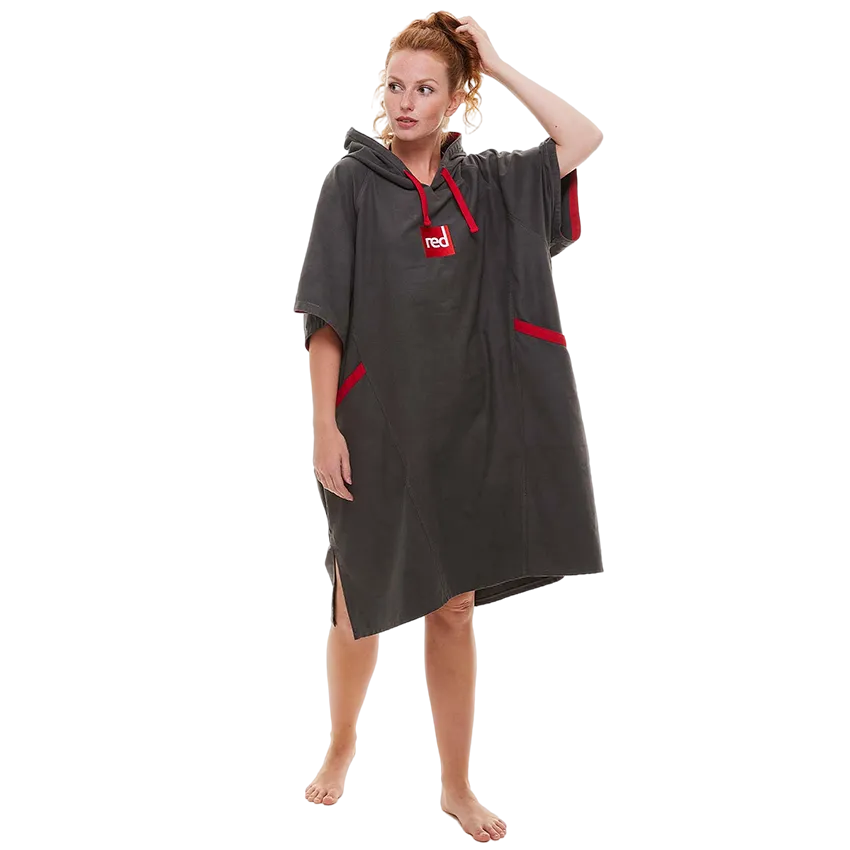 Women's Quick Dry Microfibre Changing Robe - Grey